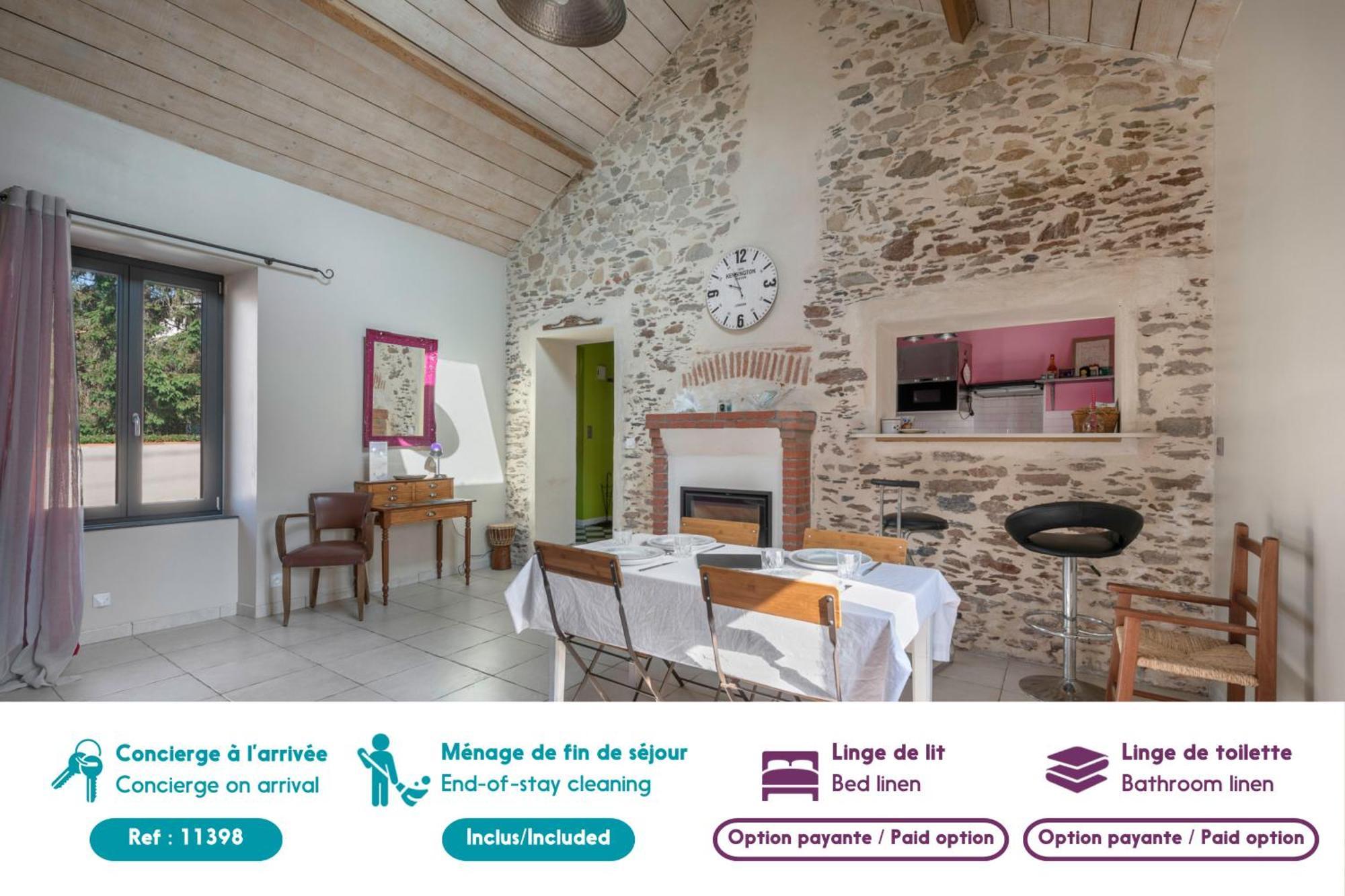 Longere Renovee A 500M Du Centre De Pornic Pour 4 Villa Bagian luar foto